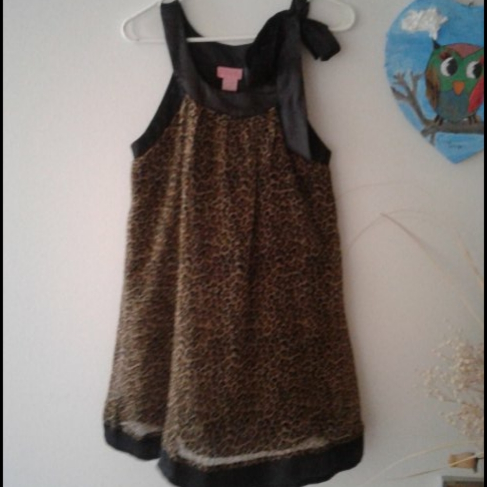Dress, leopard print